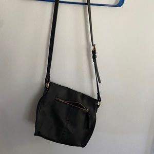 Black Vegan Leather Purse